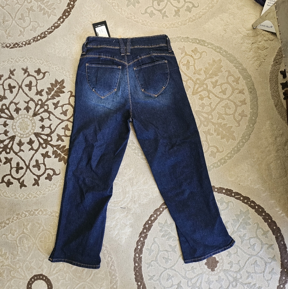 Fashion Nova Blue Straight Leg Jeans